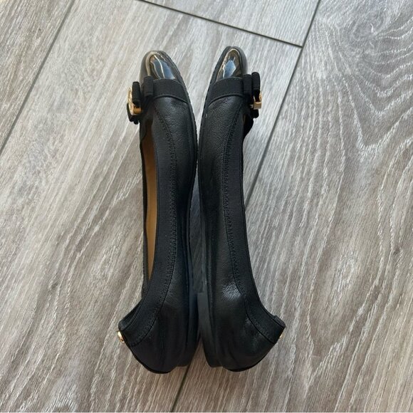 Michael Kors Dixie Bow Black Ballet Falts - Picture 9 of 15